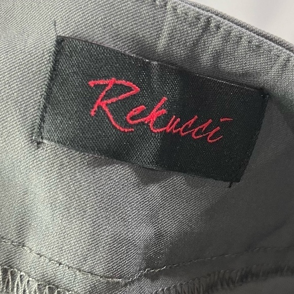 Rekucci Gray Comfort Perfect Stretch Pencil Skirt S - Picture 4 of 4